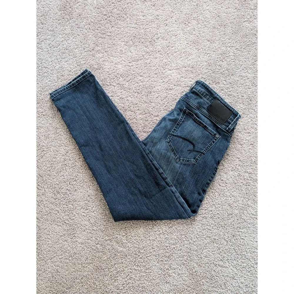 Mavi Marcus Slim Straight Leg Jeans Mens 33x32 (Fits 33x30) Blue Denim Med Wash - Picture 1 of 15